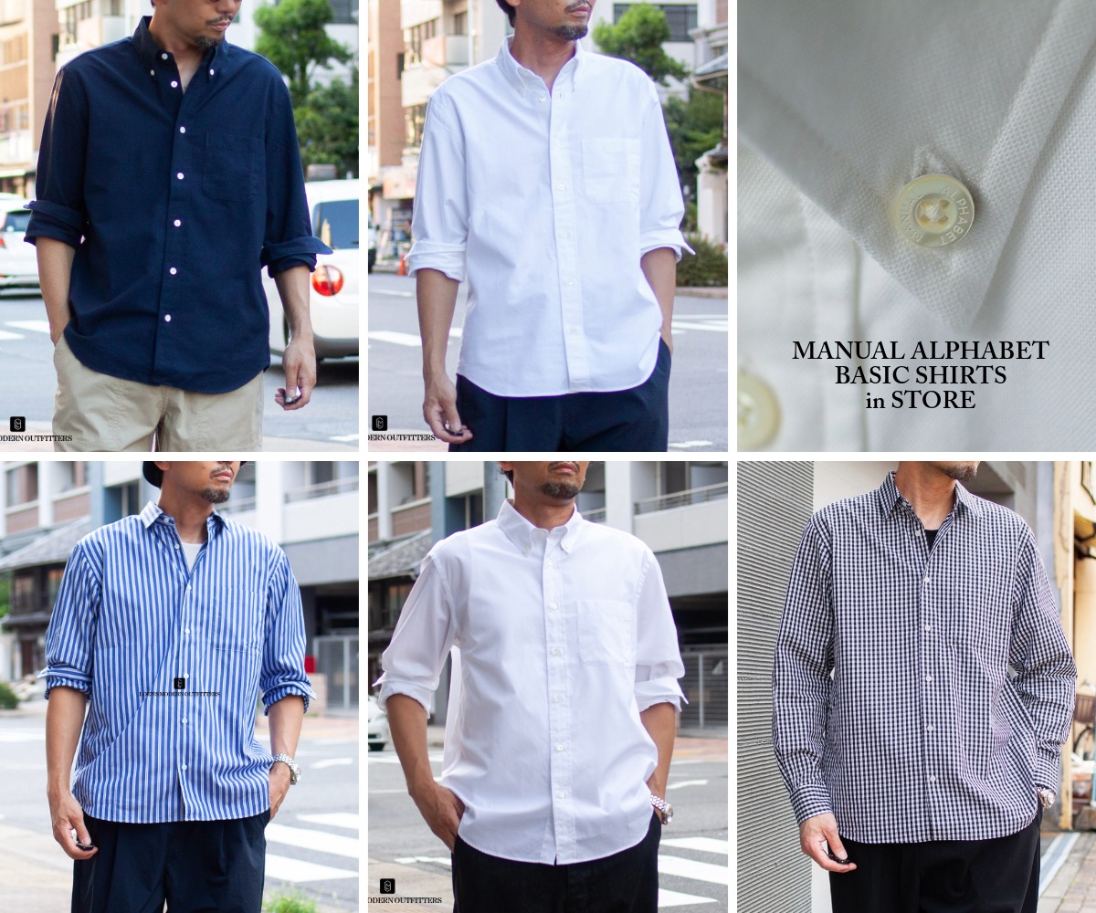 MANUAL ALPHABET BASIC SHIRTS 入荷！